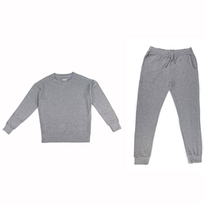 totes Ladies Loungewear Pyjama Set Grey Extra Image 3